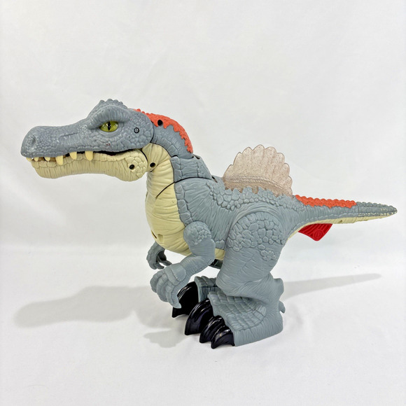 Jurassic World Fisher Price Imaginext Ultra Snap Spinosaurus Dinosaur Works - Picture 1 of 8